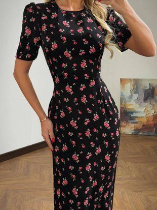 Стильне плаття з ідеальною посадкою. Відкрита спинка із зав'язками Арт. 427 Рожевий, 46/48 427-JW фото